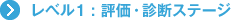 レベル1:評価・診断ステージ